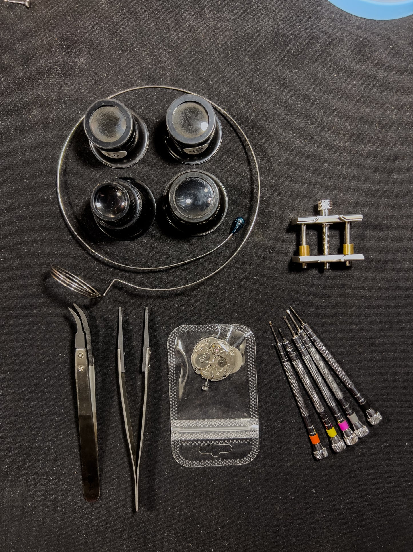 Kit de démarrage pour horloger