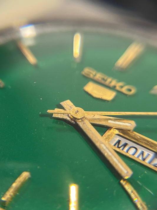 Seiko 6319-8120 Day-Date — Green Dial Vintage Icon (Curated by vingtsecondes)